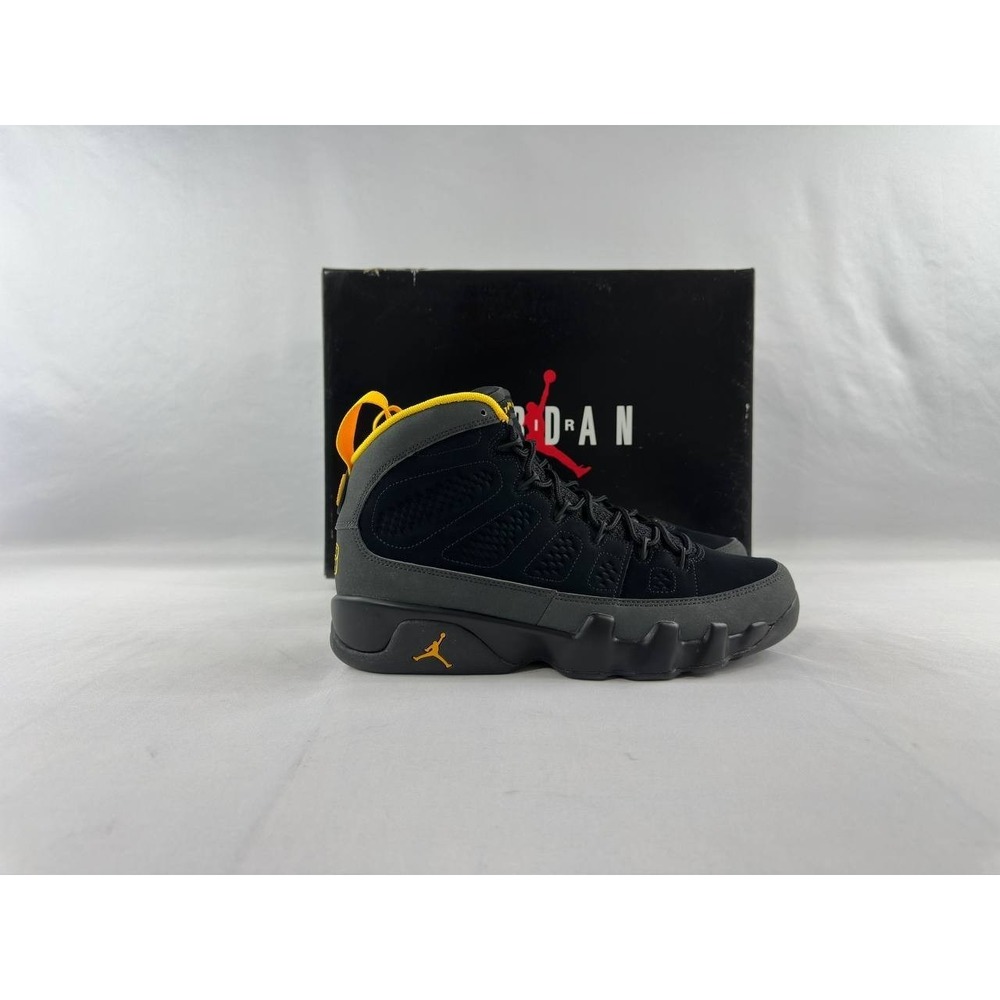 Nike Air Jordan 9 Retro 'Dark Charcoal University Gold' CT8019-070 Size 8.5